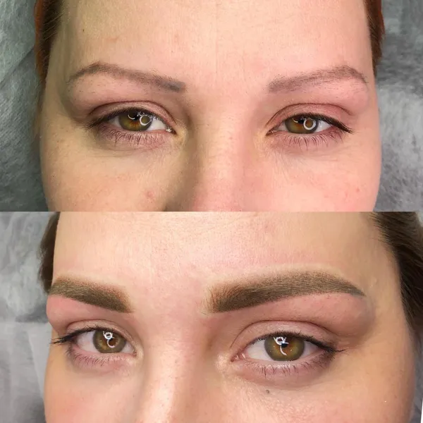 Creme Lashes -Before and After